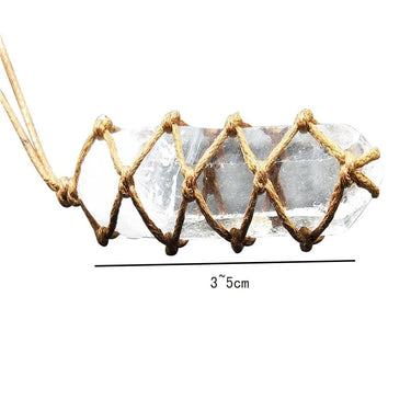 Natural White Quartz Crystal Pendant-Your Soul Place